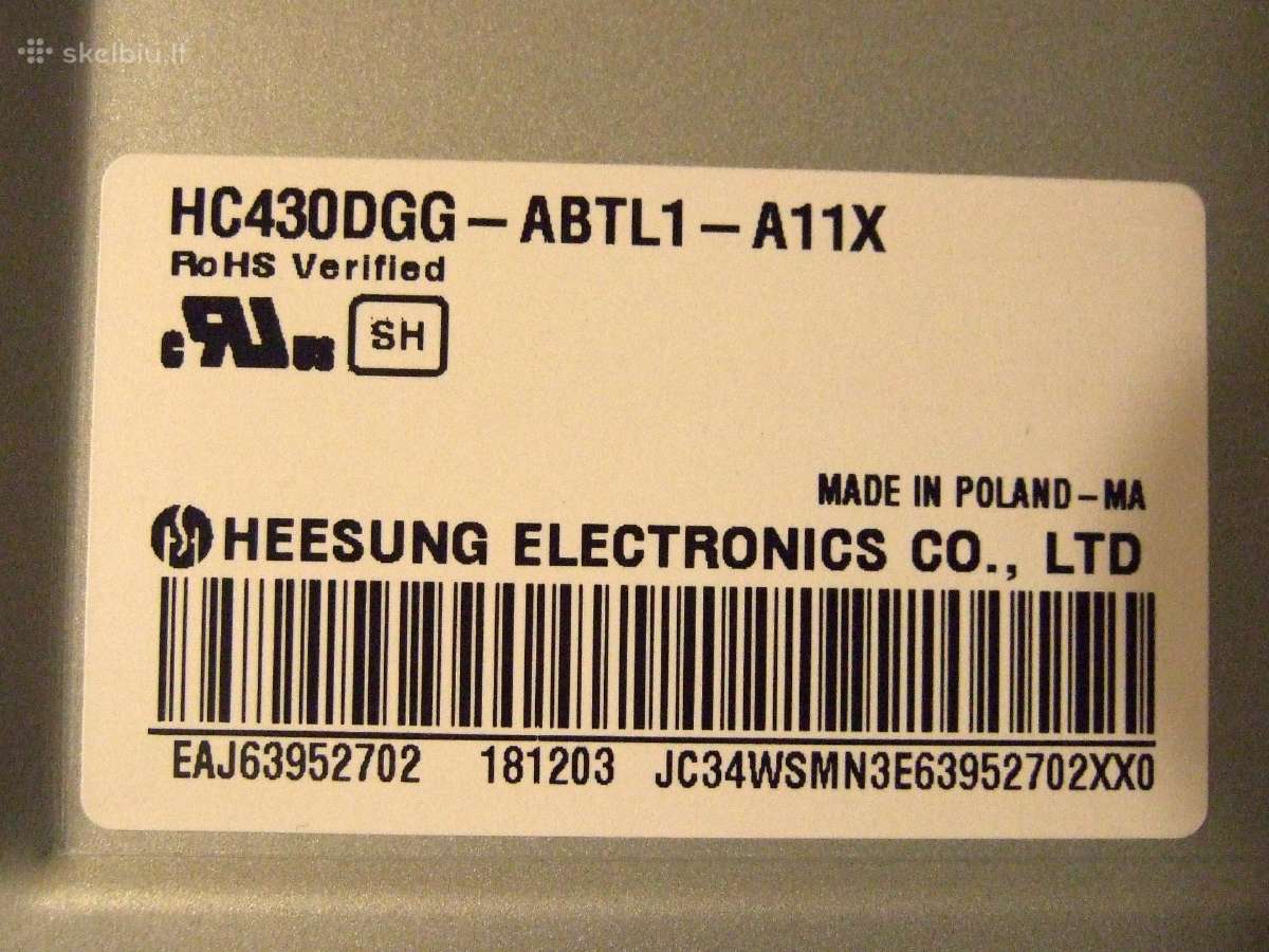 LG 43uk6300mlb - Originalus Detales - nuotraukos Nr. 13