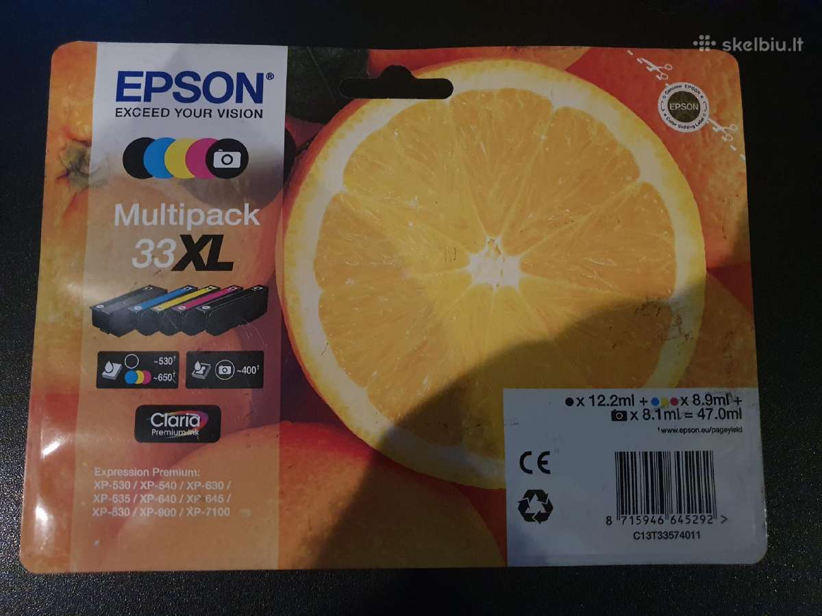 Rašalas Epson 5-color Claria 33xl