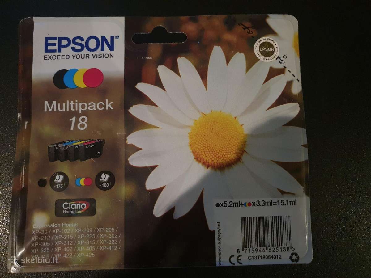 Rašalas Epson 18 Multipack Ink cartridge