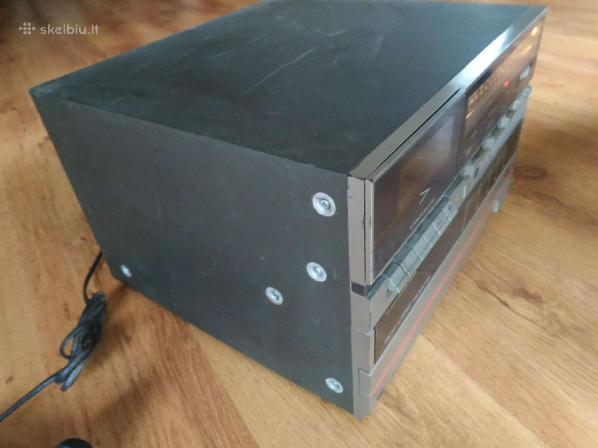Patefonas plokštelių grotuvas radija magnetofonas - nuotraukos Nr. 6