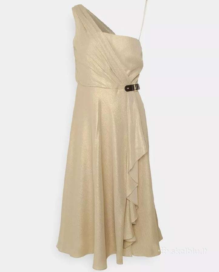 Suknelė Ralph Lauren kokteiline, auksinė, Xs-s - nuotraukos Nr. 3