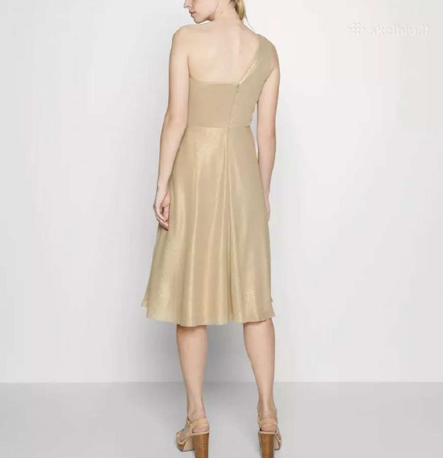 Suknelė Ralph Lauren kokteiline, auksinė, Xs-s - nuotraukos Nr. 4