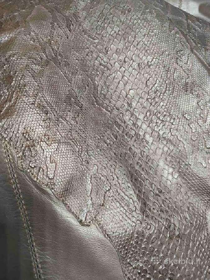 Odinis paltas iš itališkos minkštos odos. L -XL. - nuotraukos Nr. 11