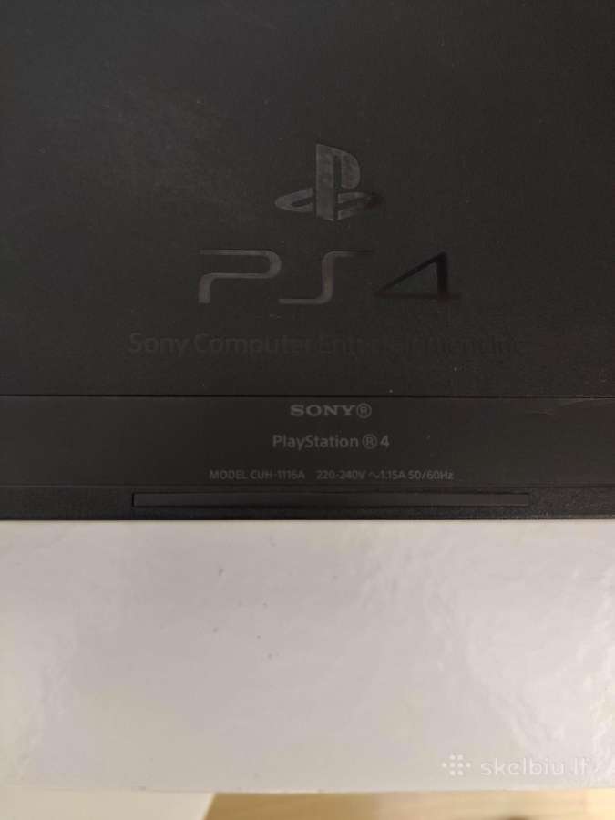 Ps4 Fat Atrištas 9.00 500gb. Cuh-1116a - nuotraukos Nr. 3