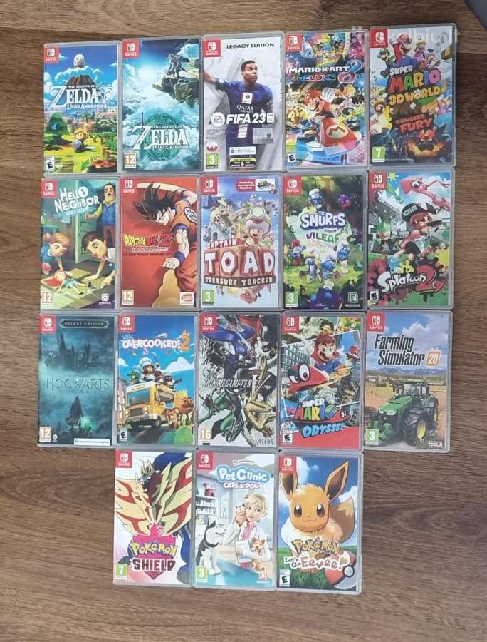 Nintendo switch žaidimai