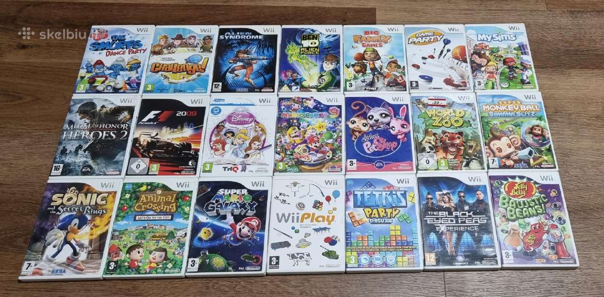 Nintendo wii žaidimai