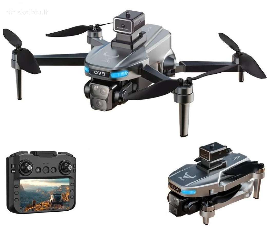S901 Pro dronas su LCD ekranu, dviejomis kameromis - nuotraukos Nr. 2