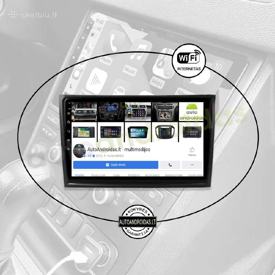 Volvo XC90 2003-14 Android multimedija WiFi/GPS/bt - nuotraukos Nr. 3