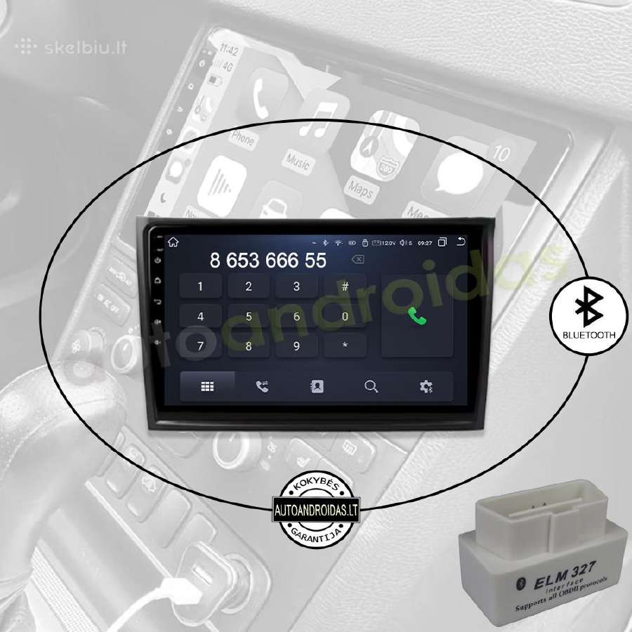 Volvo XC90 2003-14 Android multimedija WiFi/GPS/bt - nuotraukos Nr. 5