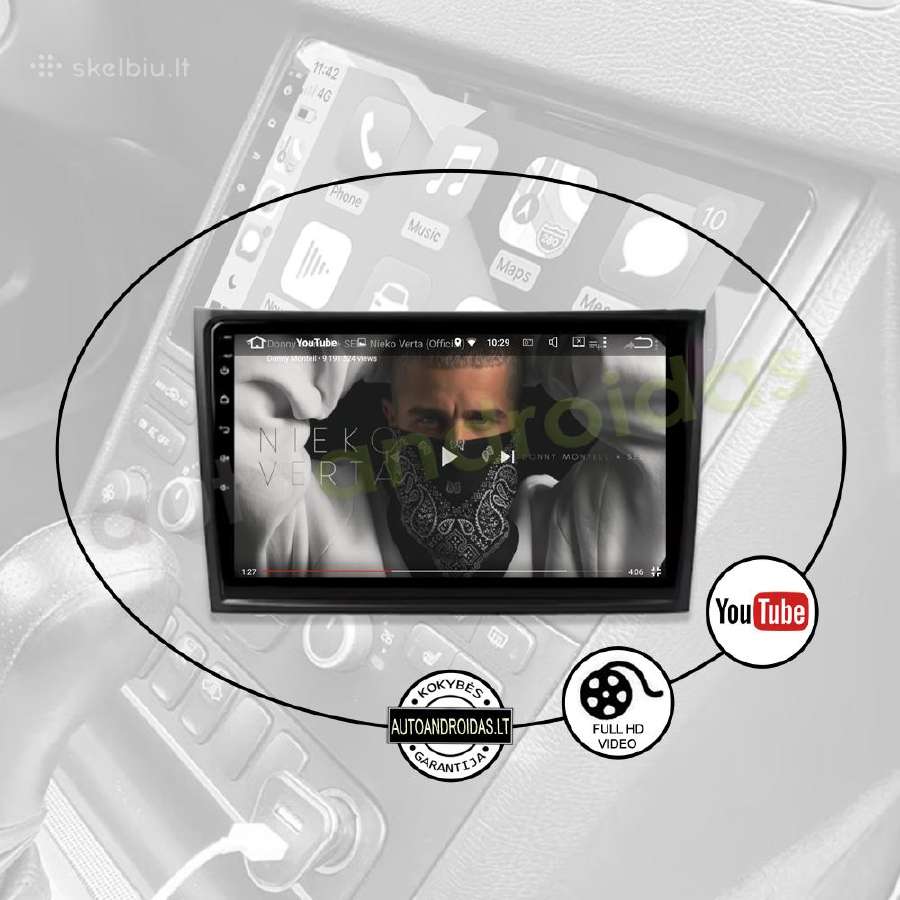 Volvo XC90 2003-14 Android multimedija WiFi/GPS/bt - nuotraukos Nr. 9