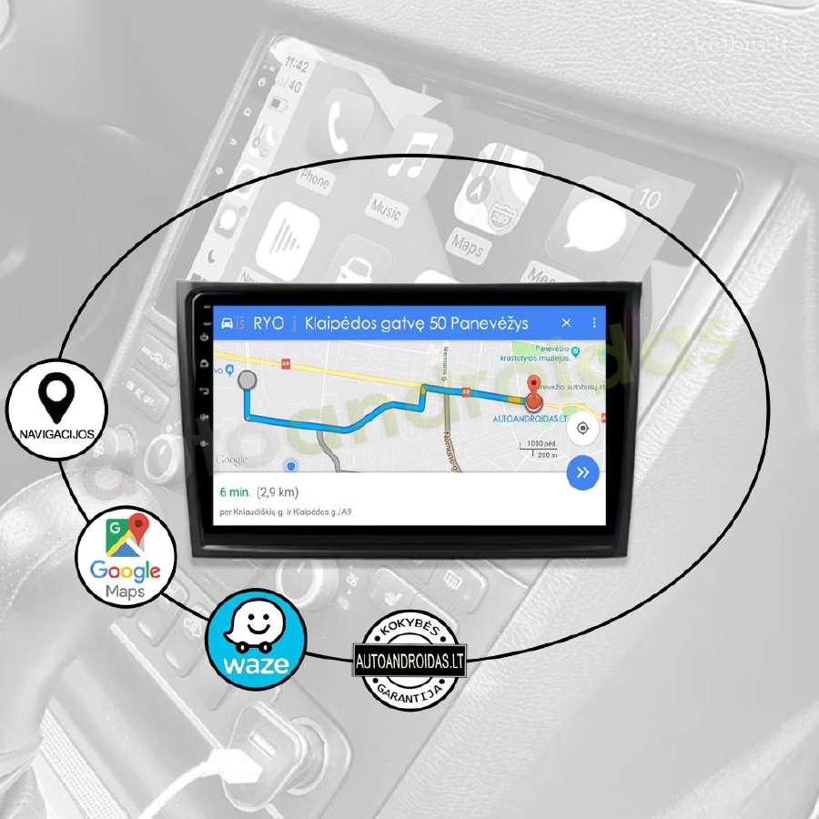 Volvo XC90 2003-14 Android multimedija WiFi/GPS/bt - nuotraukos Nr. 11