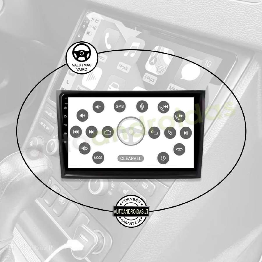 Volvo XC90 2003-14 Android multimedija WiFi/GPS/bt - nuotraukos Nr. 12