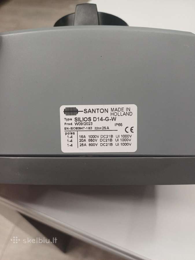 Saulės elektrinės išorinis jungiklis/išjungiklis - nuotraukos Nr. 2