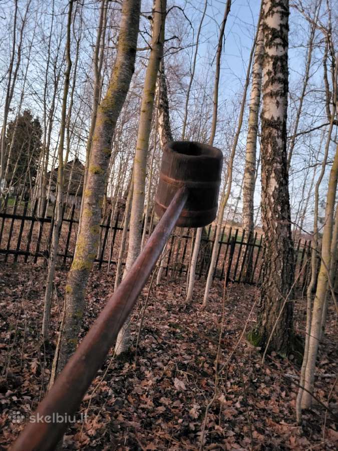 Reta autentiška senovinė medinė alaus samtis!