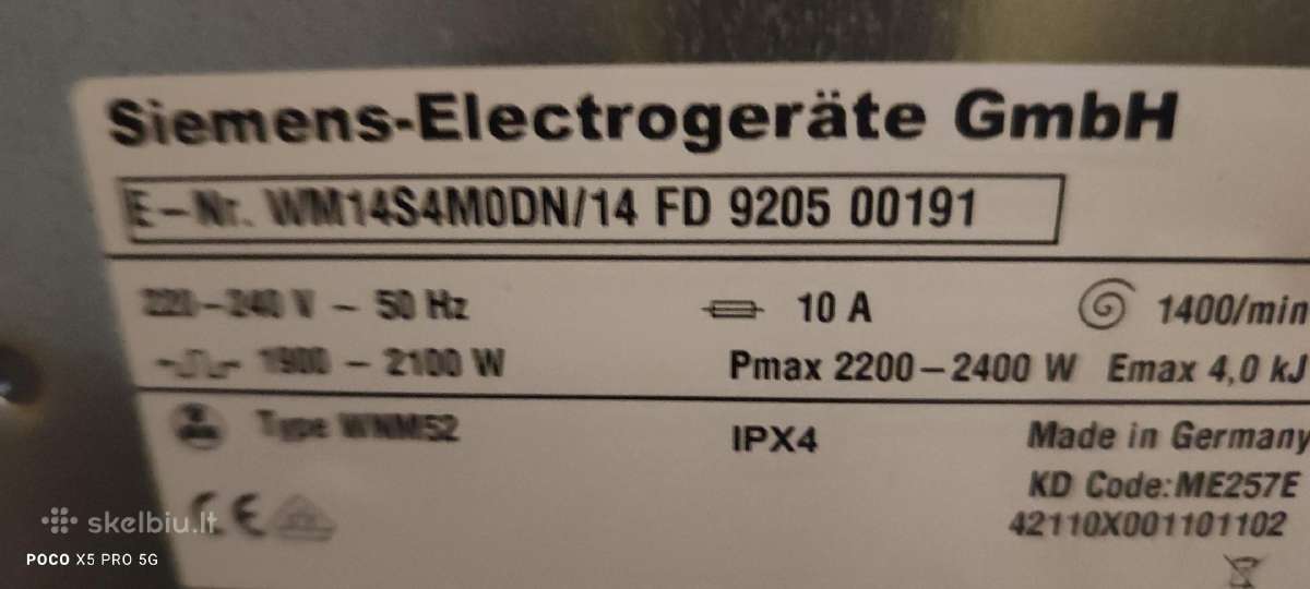 Siemens iq800 iq700 kg Sensofresh9kg - nuotraukos Nr. 5