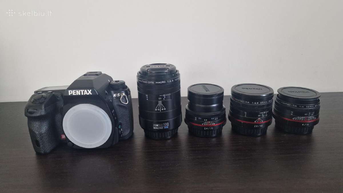Pentax Da 15, 35, 70