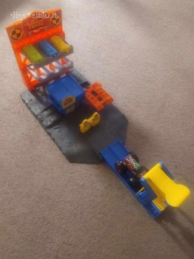 Žaista Hot Wheels Monster truck paleidimo trąsa - nuotraukos Nr. 2