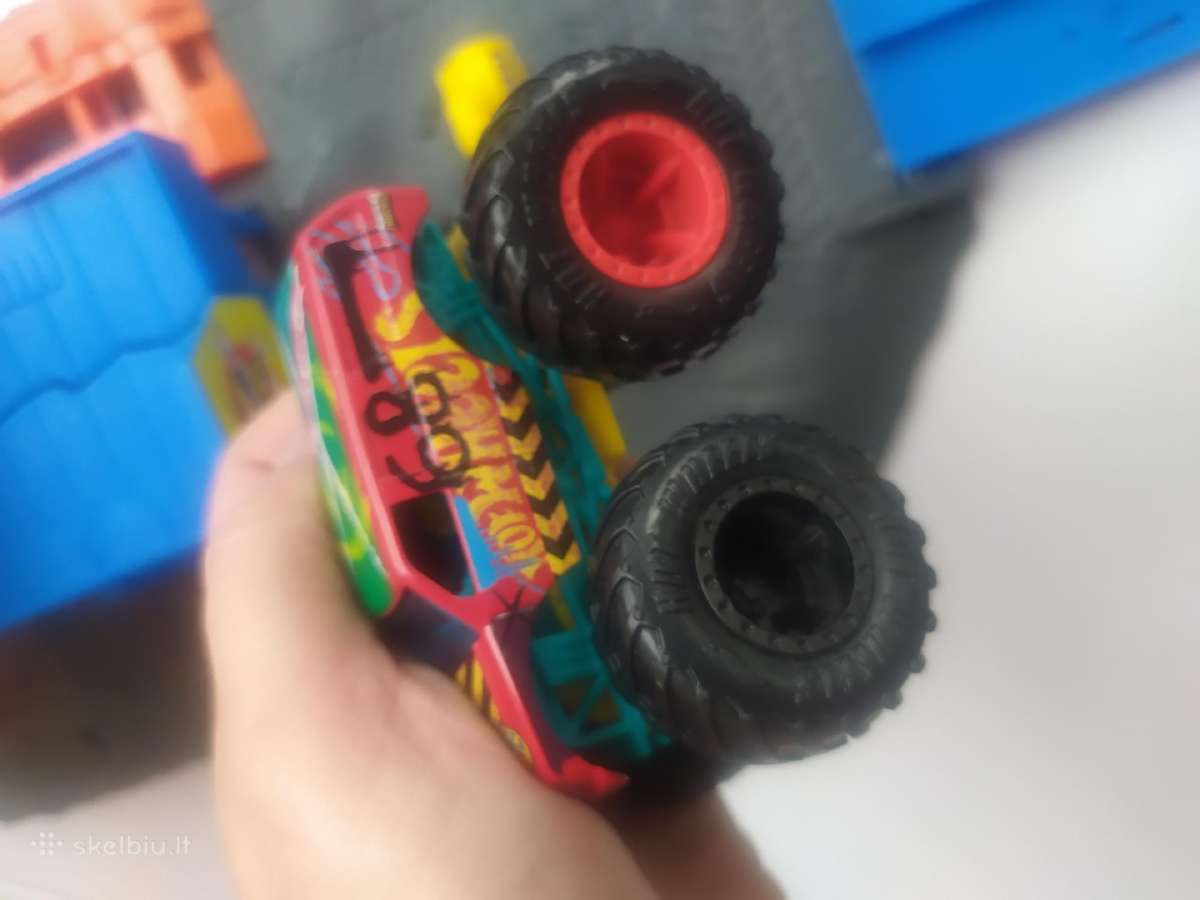 Žaista Hot Wheels Monster truck paleidimo trąsa - nuotraukos Nr. 4