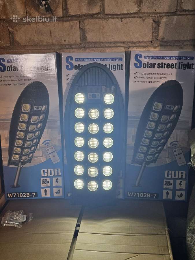 Šviestuvas lauko su saulės baterija Solar - nuotraukos Nr. 2