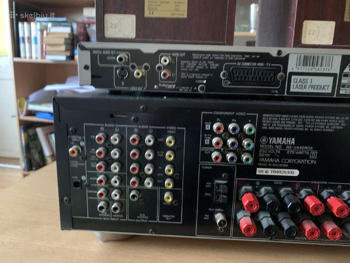 Yamaha V440rds+pioneer Dv-350+ radiotehnika Mm1 - nuotraukos Nr. 4