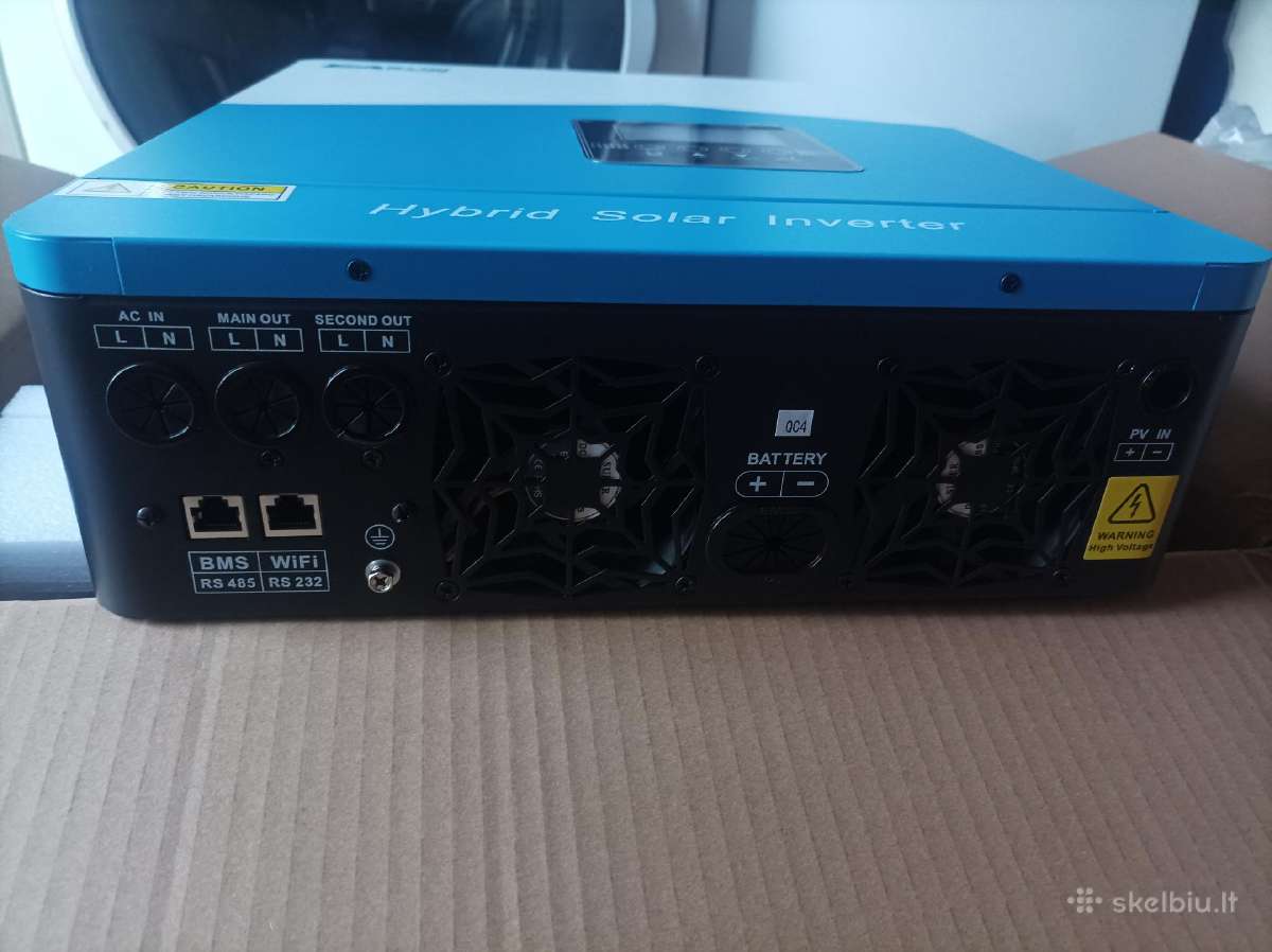 Hibridinis mppt Inverteris 24v į 220v 4.2kw - nuotraukos Nr. 3