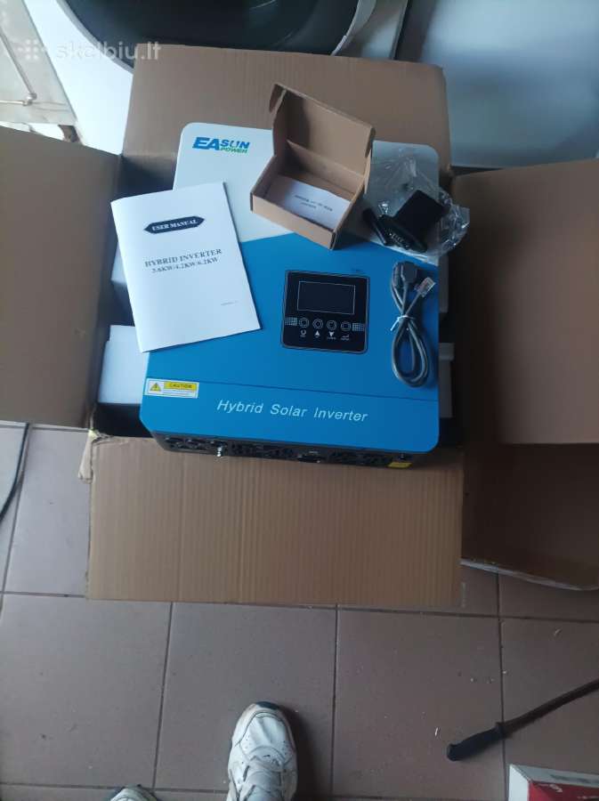 Hibridinis mppt Inverteris 24v į 220v 4.2kw - nuotraukos Nr. 4