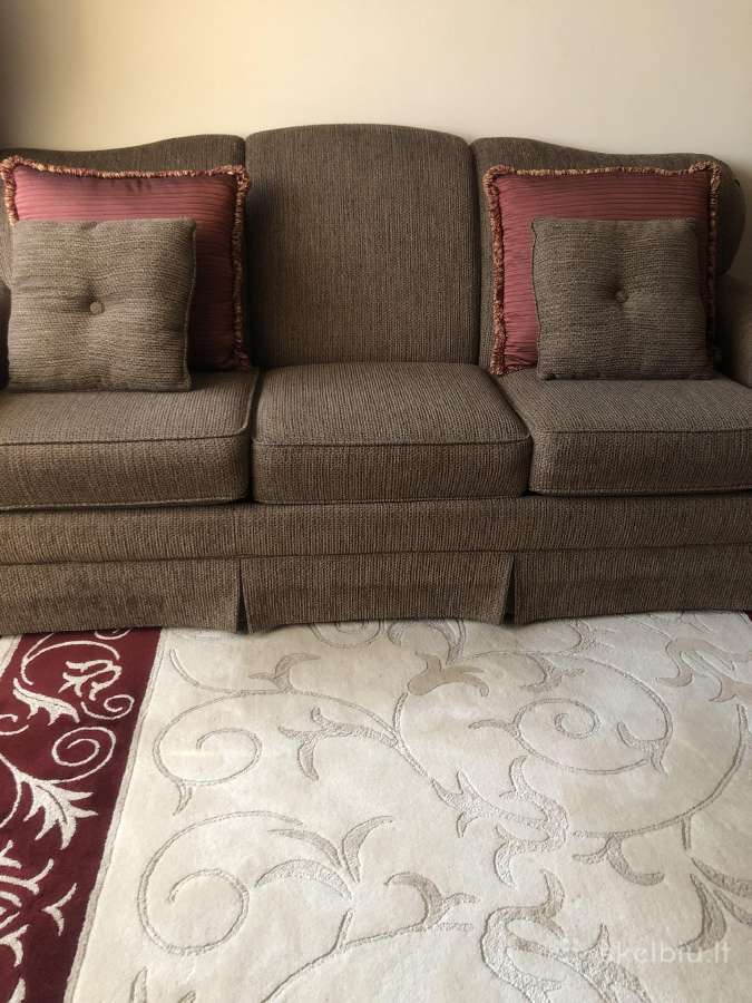 Trivietę sofa su miegojimo funkcija - nuotraukos Nr. 3
