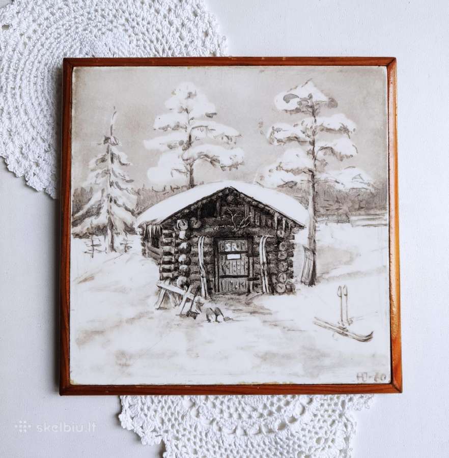 Antikvarinė keramikinė Boizenburg Bb plytelė pav. - nuotraukos Nr. 6