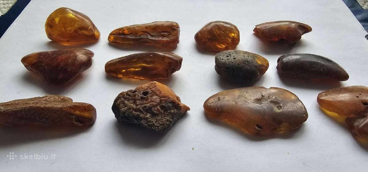 Jurinis gintaras 110gr dideli 8.5-10gr vnt - nuotraukos Nr. 2