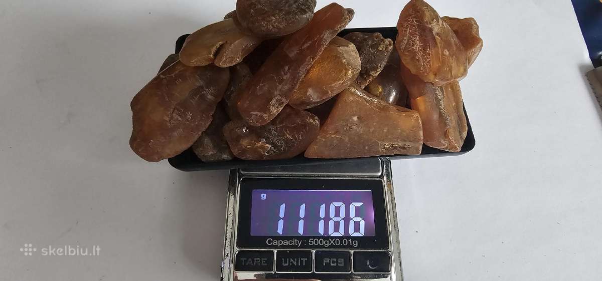 Jurinis gintaras 112gr dideli 5-8gr vnt - nuotraukos Nr. 4