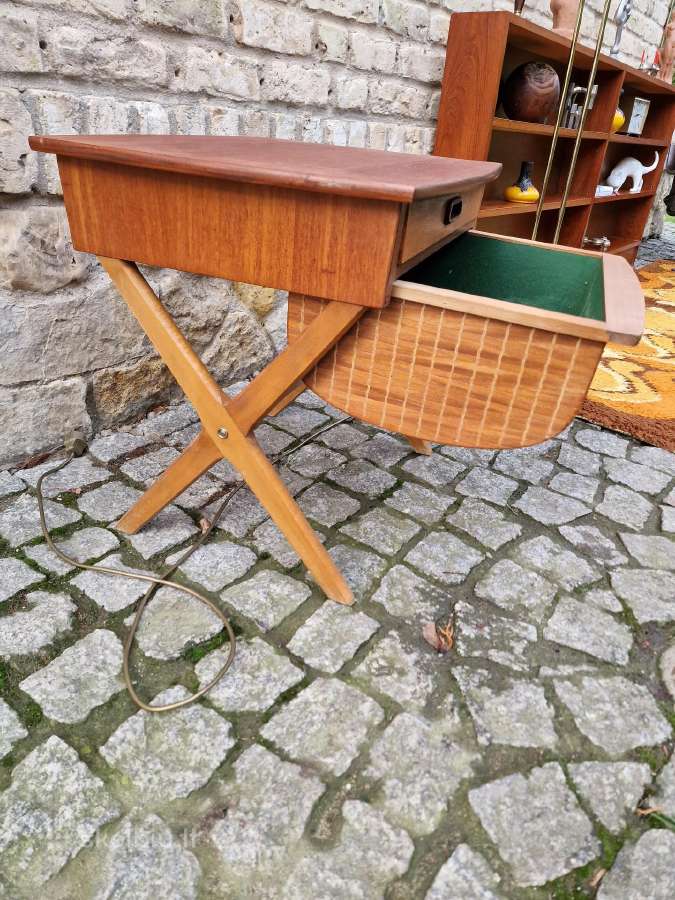 Vintažinis mid century autorinis tiko staliukas - nuotraukos Nr. 3