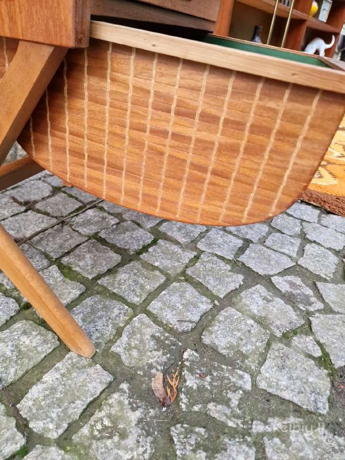 Vintažinis mid century autorinis tiko staliukas - nuotraukos Nr. 6