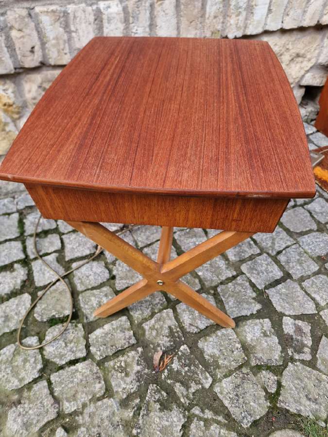 Vintažinis mid century autorinis tiko staliukas - nuotraukos Nr. 10