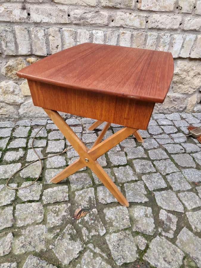 Vintažinis mid century autorinis tiko staliukas - nuotraukos Nr. 11