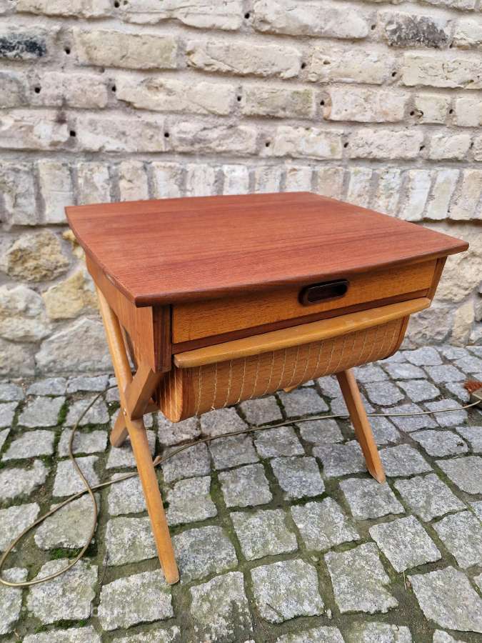 Vintažinis mid century autorinis tiko staliukas - nuotraukos Nr. 14