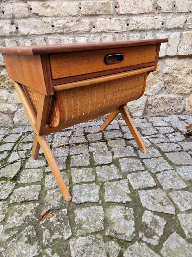 Vintažinis mid century autorinis tiko staliukas - nuotraukos Nr. 23