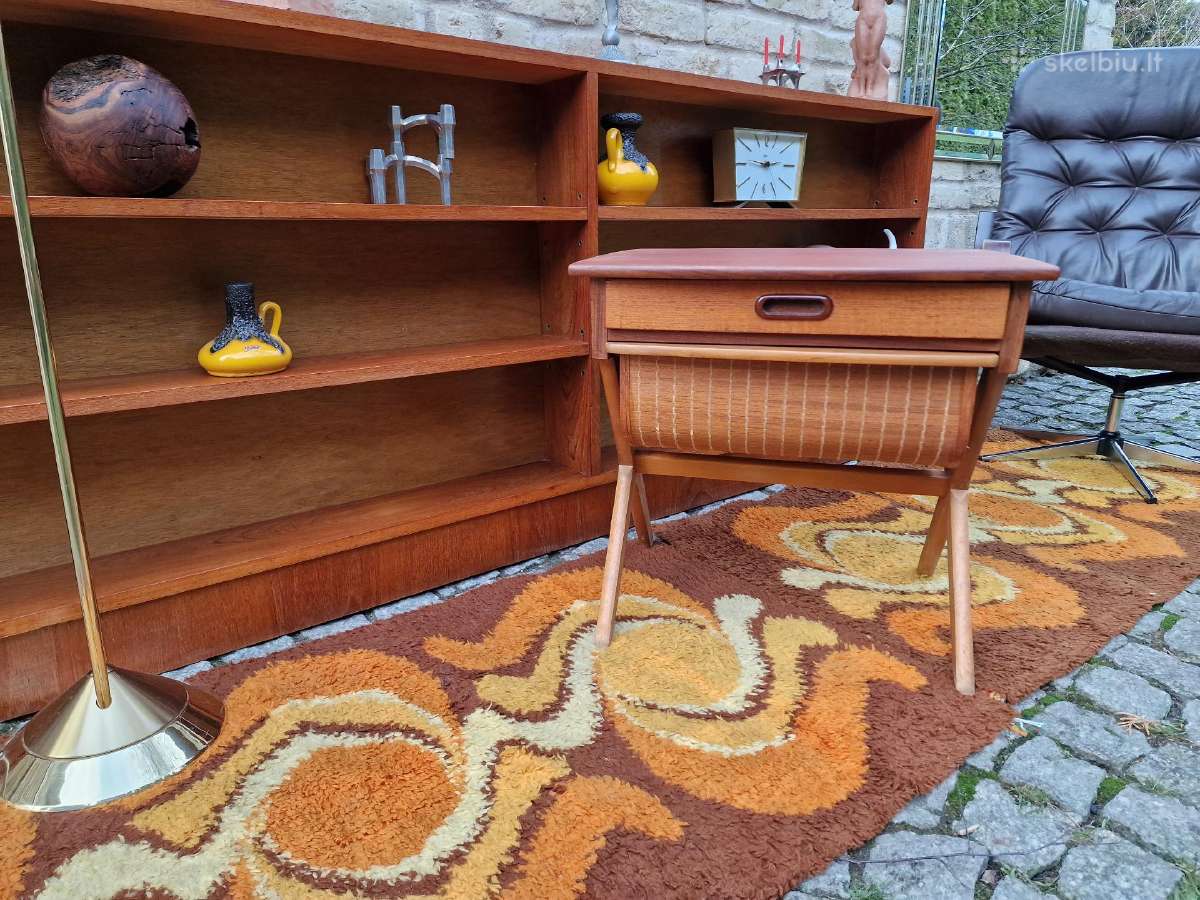 Vintažinis mid century autorinis tiko staliukas - nuotraukos Nr. 24