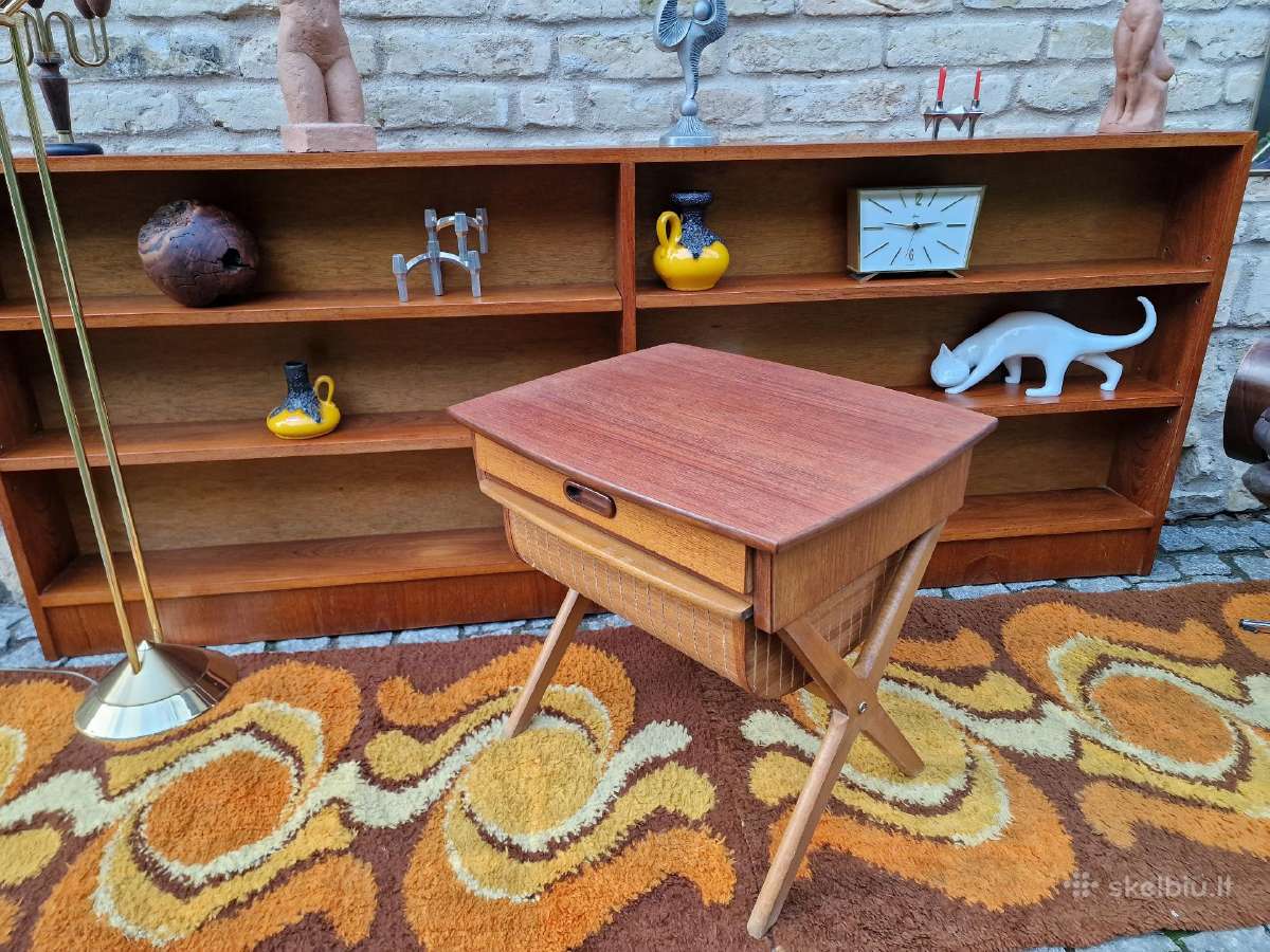 Vintažinis mid century autorinis tiko staliukas - nuotraukos Nr. 26