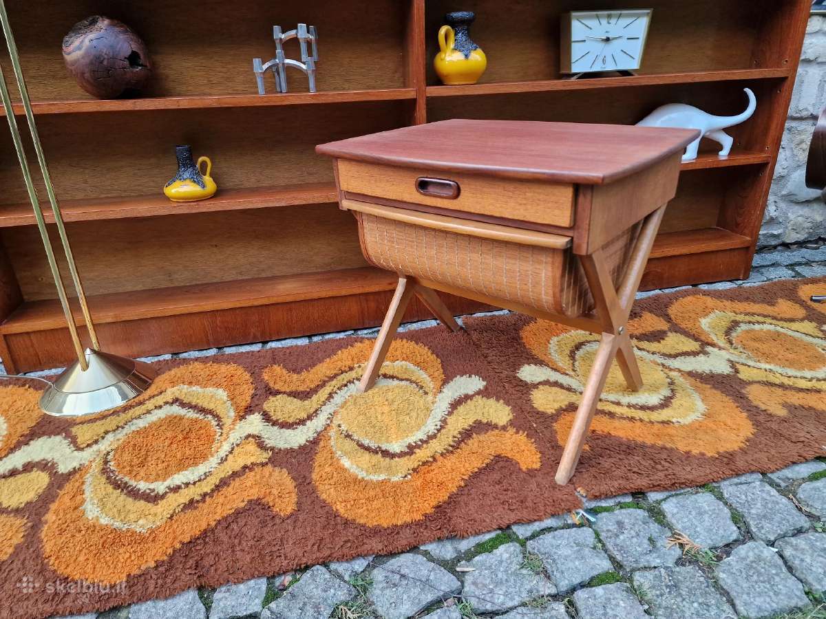 Vintažinis mid century autorinis tiko staliukas - nuotraukos Nr. 27