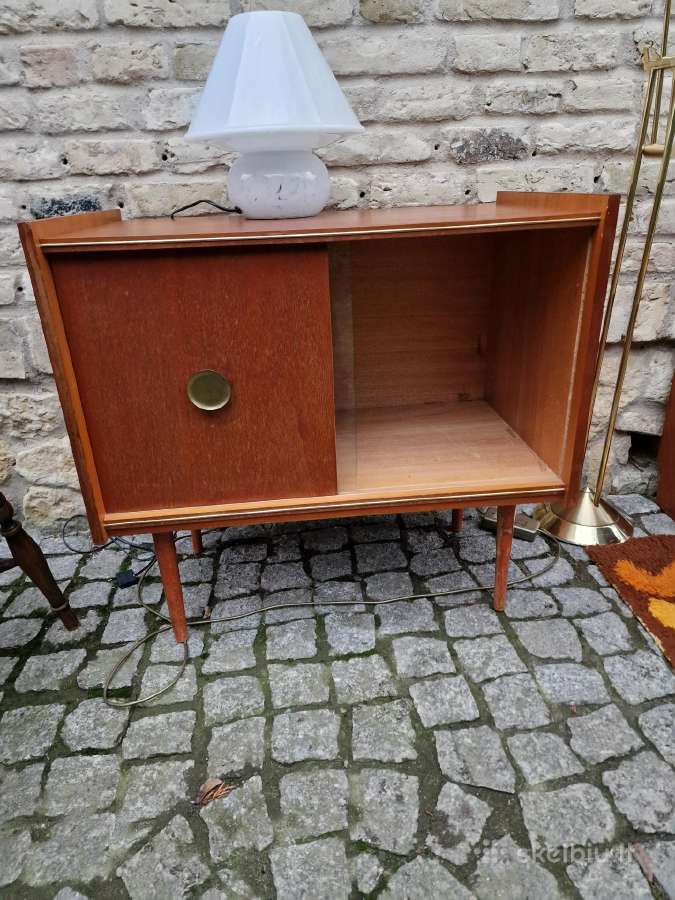 Vintažinė mid century tikmedžio indauja - nuotraukos Nr. 6