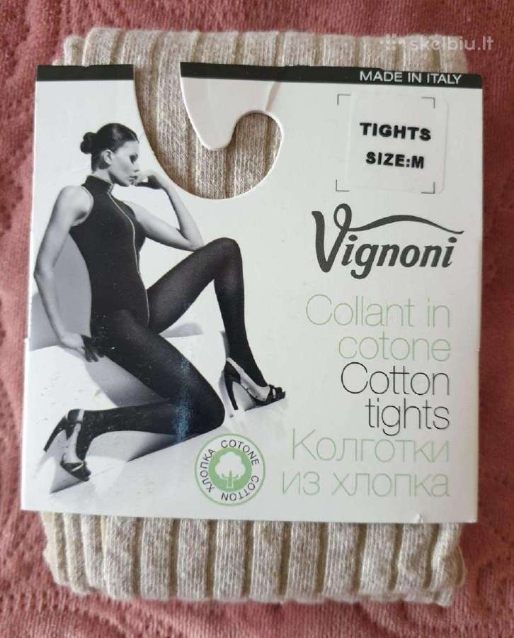 Moteriškos Pedkelnės Колготки из хлопка