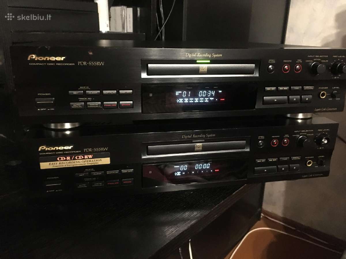Pioneer compact disc recorder Pdr-555 Rw - nuotraukos Nr. 2