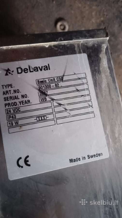 C50 irc100 delaval plovykla. pieno linijos. - nuotraukos Nr. 2