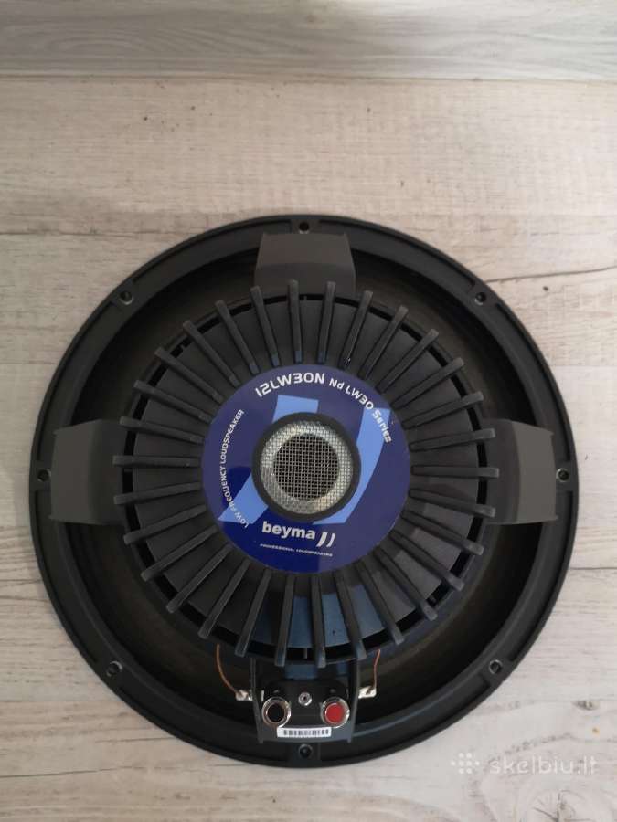 Galingas Beyma 12 Lw 30n 450 Rms žemu gaesekalbis - nuotraukos Nr. 2