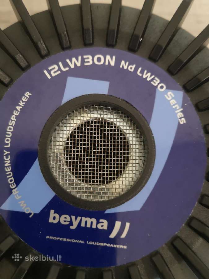 Galingas Beyma 12 Lw 30n 450 Rms žemu gaesekalbis - nuotraukos Nr. 4