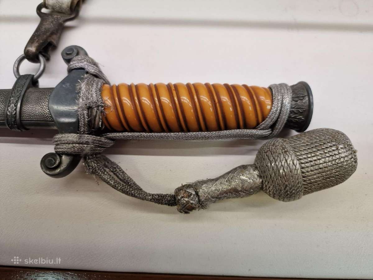 Ww2 vokiškas sausumos pajėgų karininko durklas - nuotraukos Nr. 12