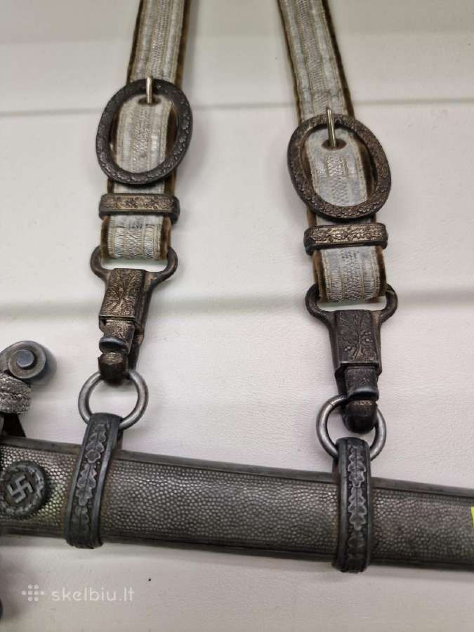 Ww2 vokiškas sausumos pajėgų karininko durklas - nuotraukos Nr. 8