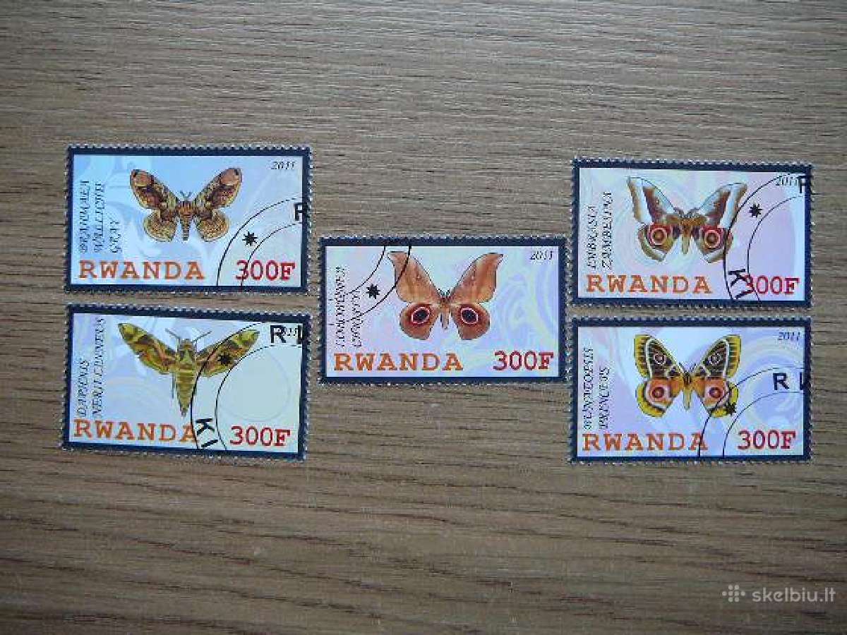 Drugeliai Ruanda 2011 antsp. s867d