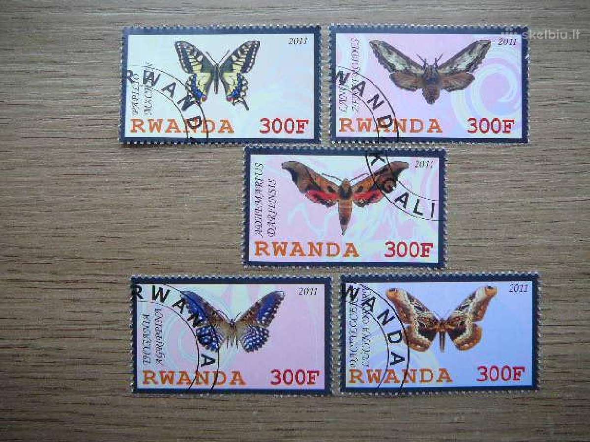 Drugeliai Ruanda 2011 antsp. s868d