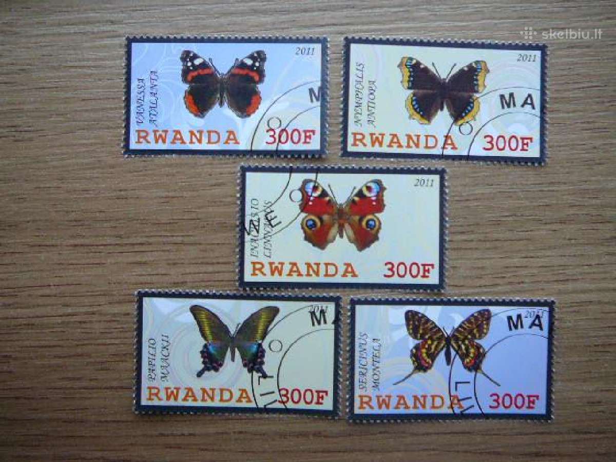 Drugeliai Ruanda 2011 antsp. s869d